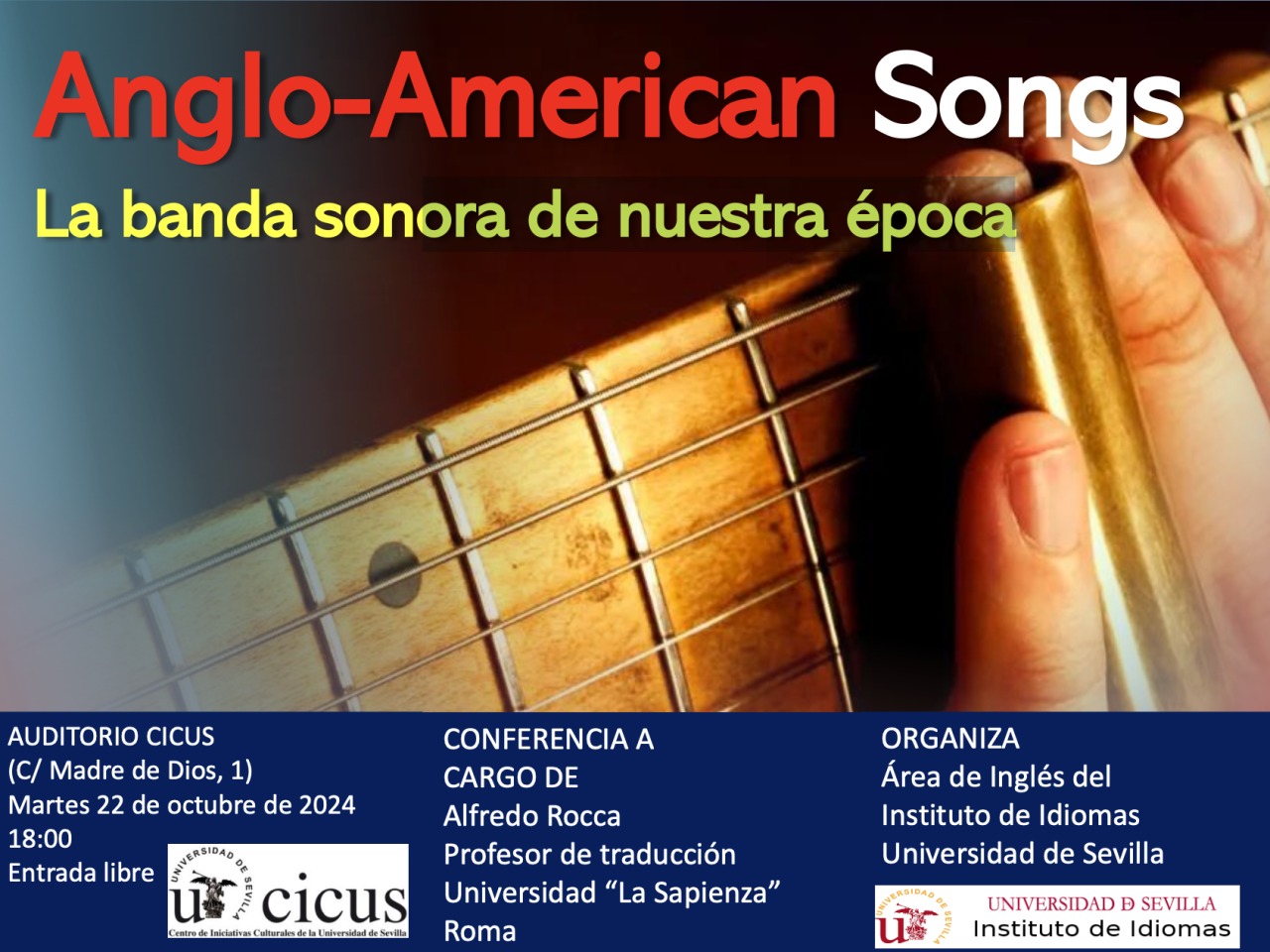 Anglo-American Songs Flyer